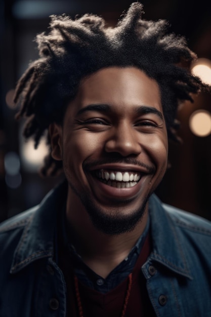 A man with a beard smiles at the camera.