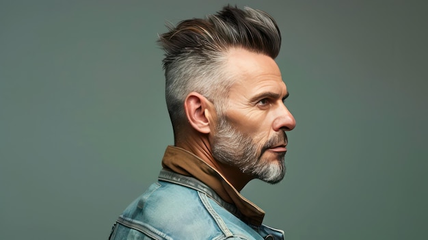 Man with Stylish Hairstyle