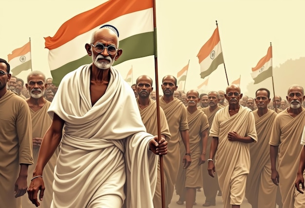 a man with a white beard is holding a flag with the word quot i love quot on it