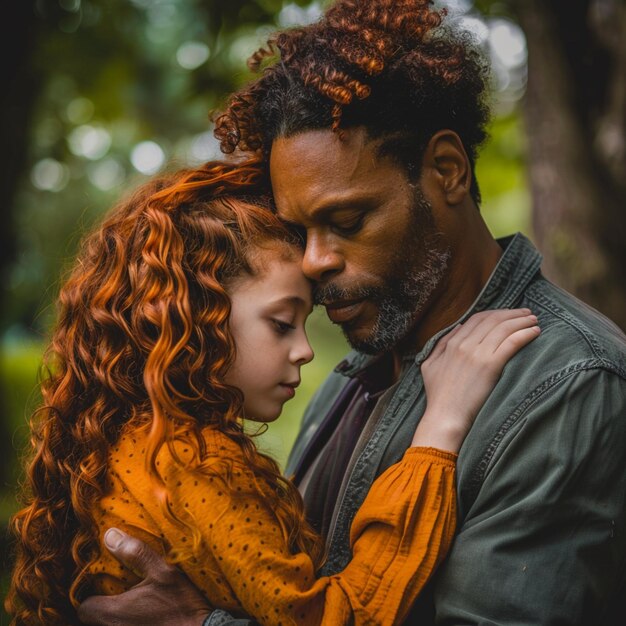 Photo a man and a woman are hugging each other and one is wearing a dress that says  the word  on it