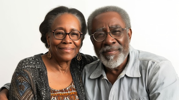 A Man and a Woman Posing for a Picture