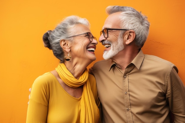 A Man and a Woman Standing Next to Each Other