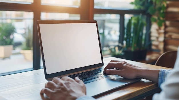 a man working on a laptop with a screen that says  no one is on it