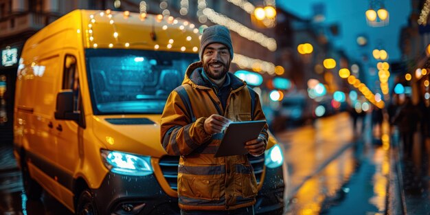 The Man and the Yellow Van