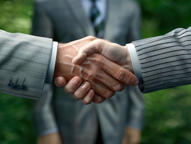 Manager Shaking Hands with Award Recipients on Employee Appreciation Day Personal Acknowledgment