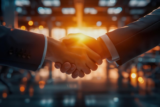 Manager Shaking Hands with an Employee on Employee Appreciation Day Celebrating Personal