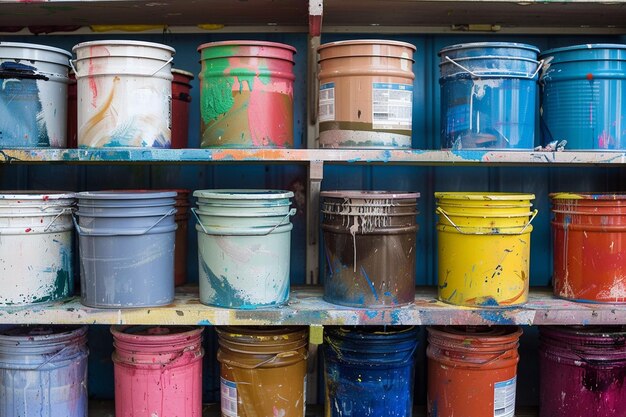 Photo managing paint supply inventory ar generative ai