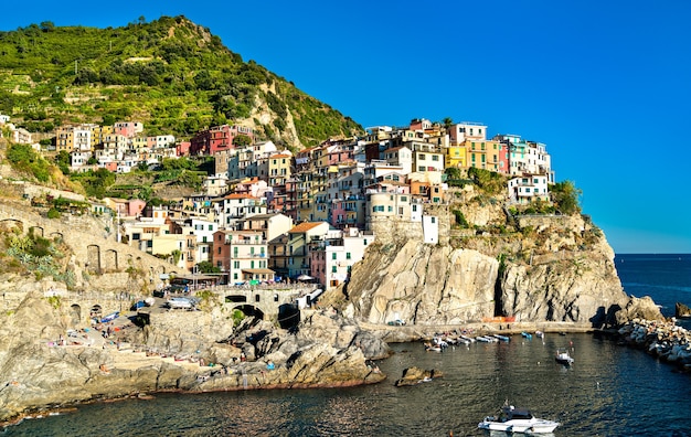 Manarola Village at the Cinque Terre. UNESCO world heritage in Italy