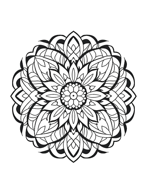 mandala coloring pages for kids and adults