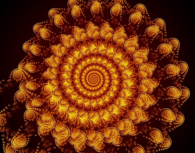 Mandala, fractal modern background for modern design