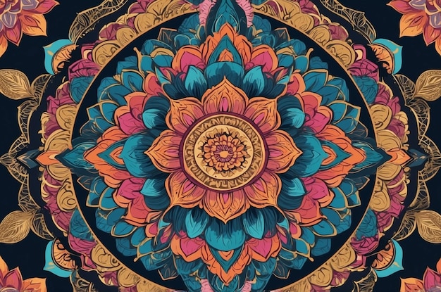 Mandala motif design mandala pattern kaleidoscope pattern wallpaper