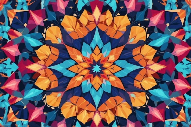 Mandala motif design mandala pattern kaleidoscope pattern wallpaper