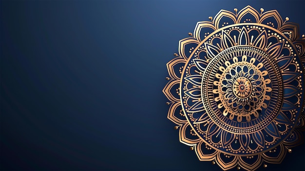 Photo mandala ornament theme background