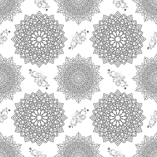 Mandala Seamless Pattern