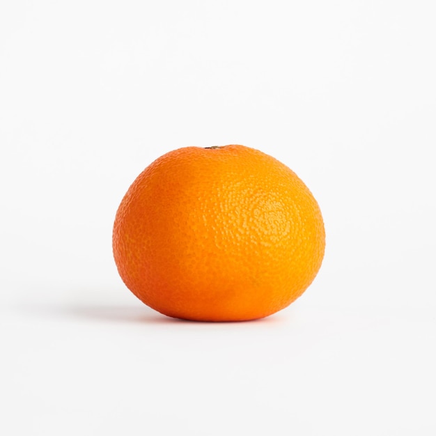 Mandarin on a white background