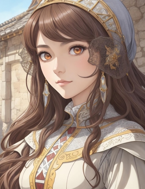 Manga Medieval Girl