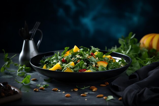 Mango Almond Salad Vintage Style