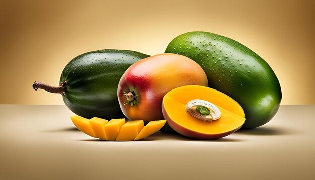 Mango and Cucumber