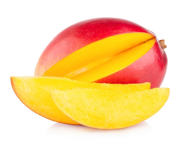 Mango fruit isolated on white background