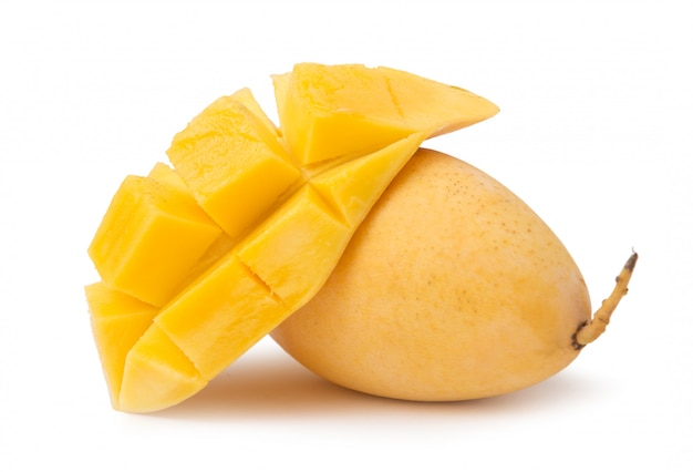 Mango fruit isolated on white background