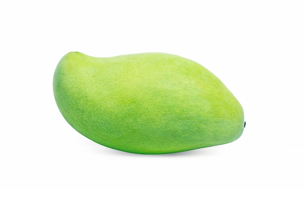 Mango green isolated on white background.