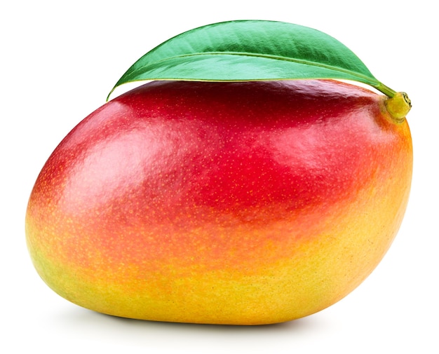 Mango isolated on white with clipping path