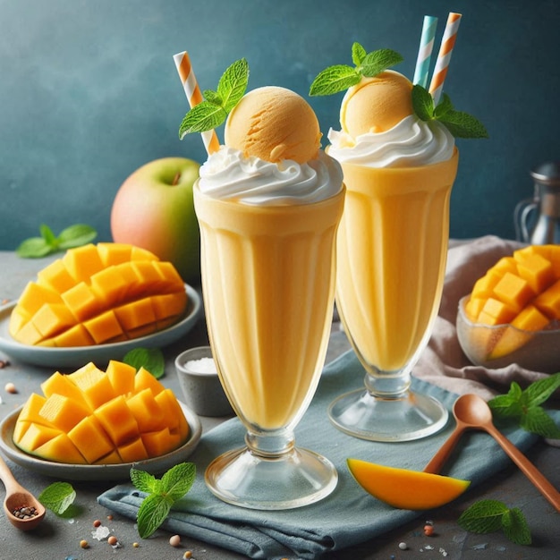 Mango Milkshake Refreshing Summer Treat with Creamy Twist