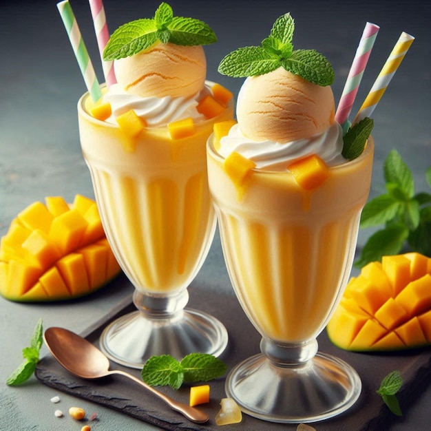 Mango Milkshake Refreshing Summer Treat with Creamy Twist