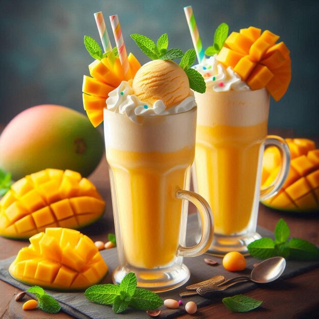 Mango Milkshake Refreshing Summer Treat with Creamy Twist