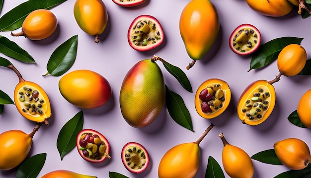 Mango and Passionfruit