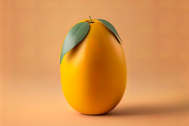 Mango in a Softly Colored Centrally Composed Image