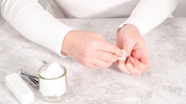 Manicure at home