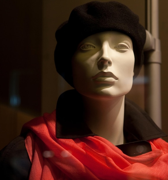 Mannequin close up