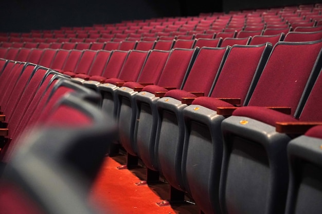 Many empty seat in theatre