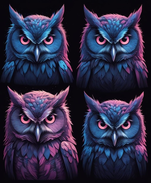 the many faces of owls with the words quot owl quot on them