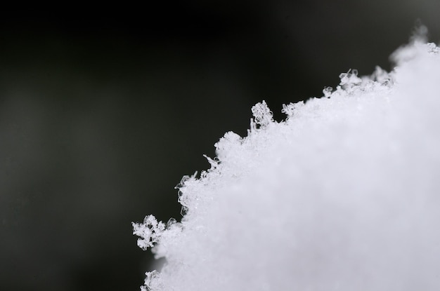 Many snow crystals