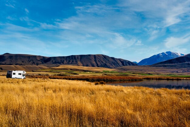 Maori Lakes in the Ashburton Lakes district