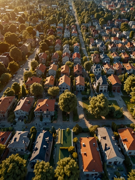 A map of a city with a garden and a house