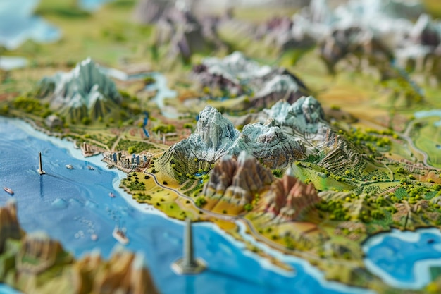 a map of the mountains with a map of the mountains in the background