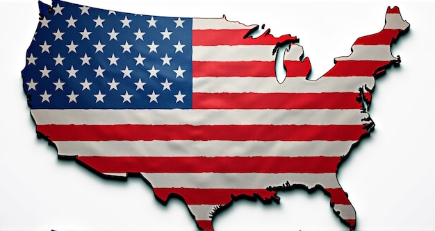 a map of the state of america with the american flag and the words  us state  on the right