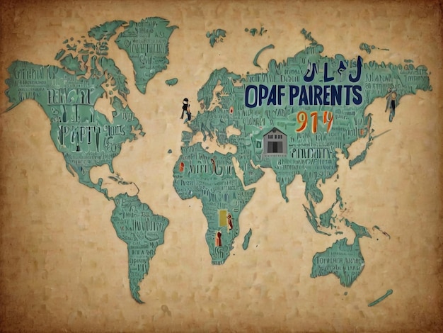 a map of a world with a map of the world labeled  nv