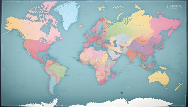 a map of the world with the name quot zambok quot on it