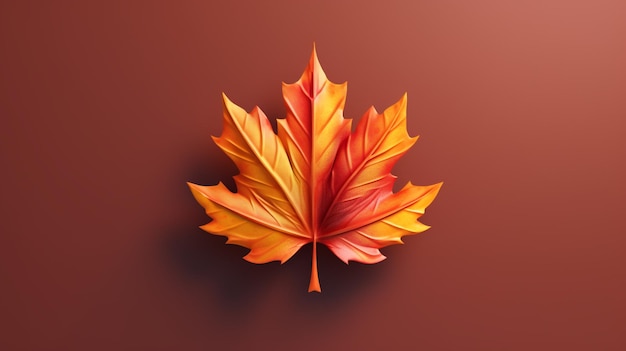 A maple leaf with the word fall on it