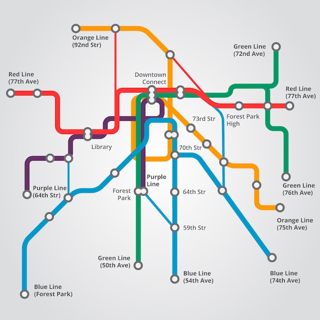 Photo mapping out the route cropped view of a map of the underground railway lines all design on this image is created from scratch by yuri arcurs team of professionals for this particular photo shoot