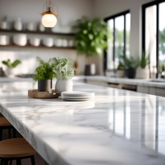 marble countertop white kitchen worktop