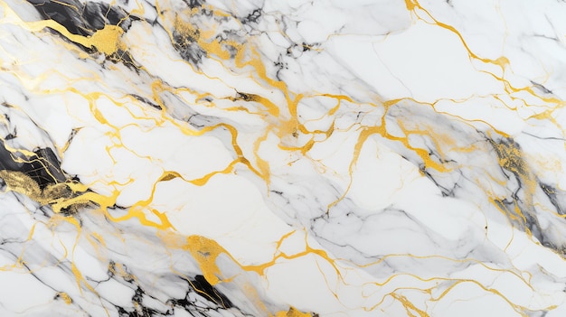 Marble Granite White with Gold Texture Background Wallpaperquot