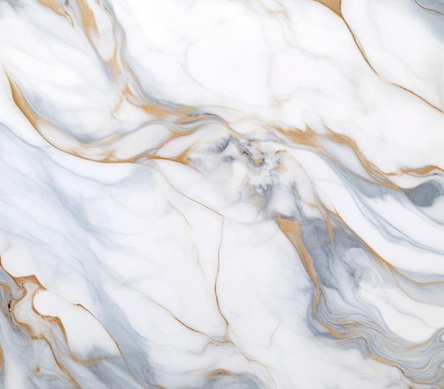 marble pattern with a gold and white color scheme generative ai