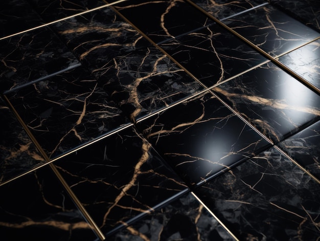 Marble stone texture background with elements of semi-precious stones and gold created with Generative AI technology