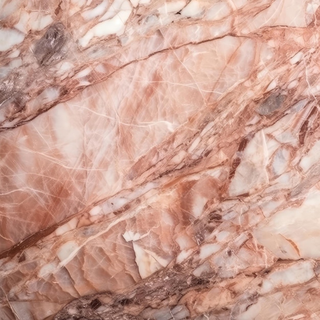 Marble Surface Texture Background Delicate Pink Marble With Translucent Properties Generative AI