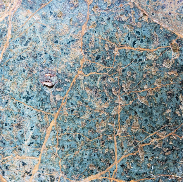 Marble surface with a natural defect in the form of a chip